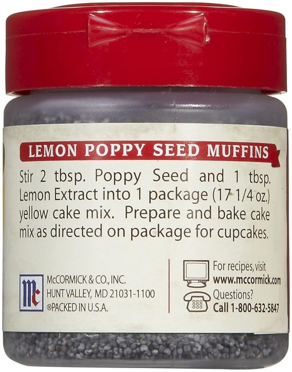McCormick Poppy Seed Premium Baking Cooking Garnish-1