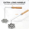 MUMSUNG Flower Bunuelos Mold Stainless Steel Christmas-1