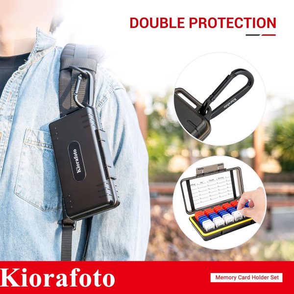 Kiorafoto Memory Card Case for 54 Micro SD-6