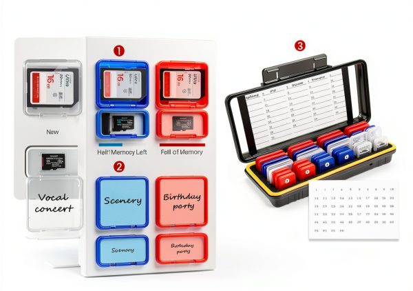 Kiorafoto Waterproof Memory Card Case for SD/TF-3