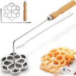 MUMSUNG Flower Bunuelos Mold Stainless Steel Christmas-0