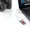 Denlane SD Card Reader for iPhone & USB Devices-1