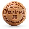 Personalized Cookie Stamps PLA Durable Pink Family Name-0