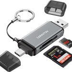 UANTIN Grey USB C Card Reader for Computer-0