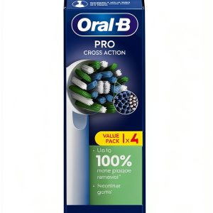 Oral B CrossAction 3er+1 Electric Toothbrush Heads-0