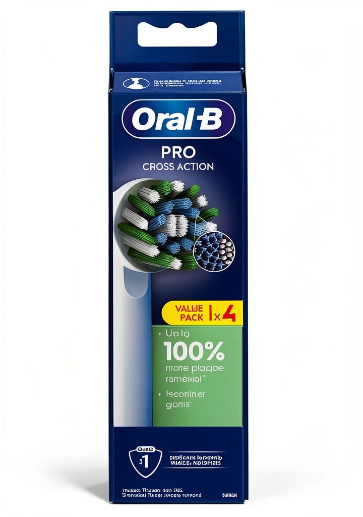 Oral B CrossAction 3er+1 electric toothbrush head