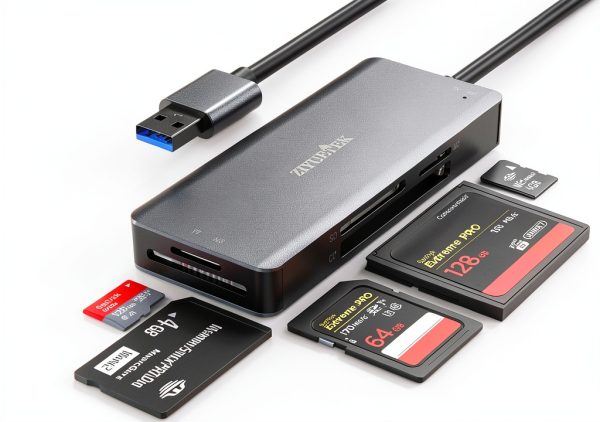 ZIYUETEK CF Card Reader USB 3.0 Compact Flash-0