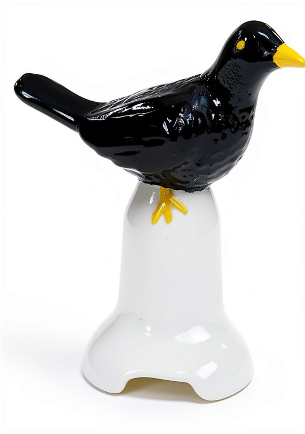 Fox Run Black Bird Pie Vent Ceramic Oven Safe Baking-0