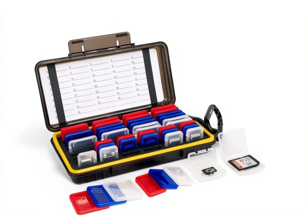 Kiorafoto Waterproof Memory Card Case for SD/TF-0