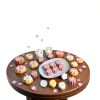 Zhuluck Cherry Blossom Mooncake Mold Plastic Cookie Stamps-3