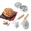 YIMITEE Aluminum Cookie Molds Set Heat Resistant Shapes-7
