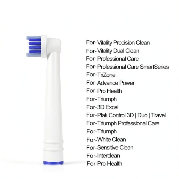 Oral-B White Replacement Brush Heads Pack of 4-2