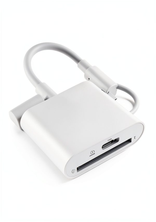 Denlane SD Card Reader for iPhone & USB Devices-6