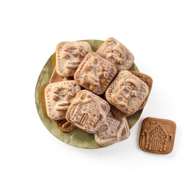 Nordic Ware Cookie Stamps Cast Aluminum Gingerbread Design-5