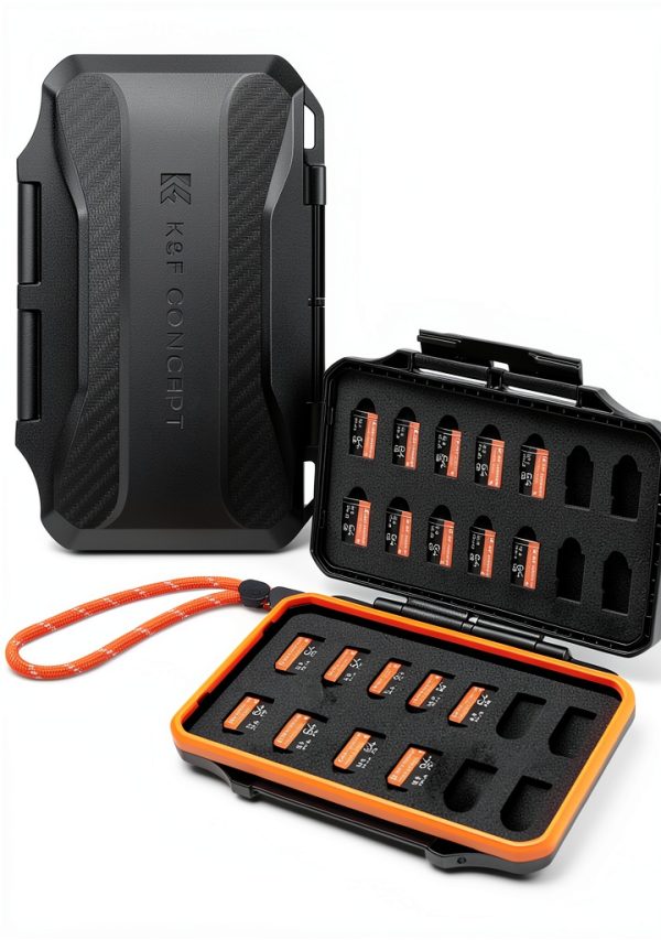 K&F CONCEPT Memory Card Case for 6 CF-0