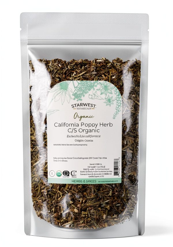 California Poppy Herb Organic Starwest Botanicals-0