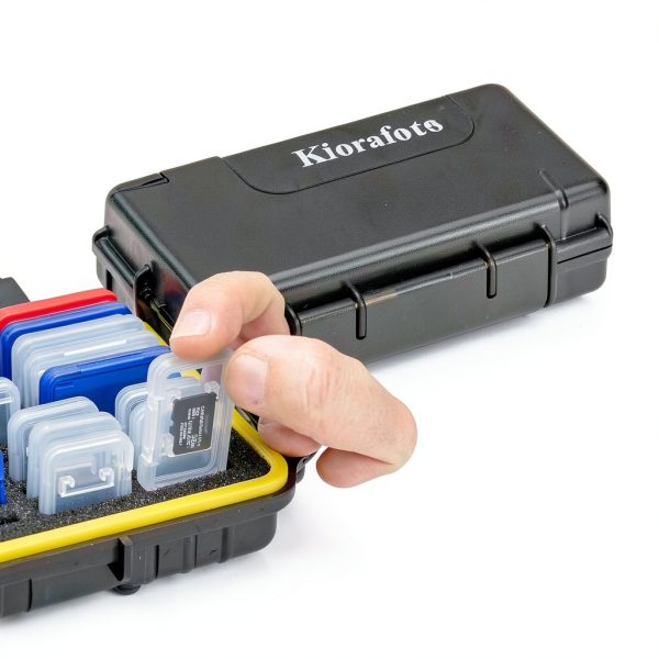 Kiorafoto Waterproof Memory Card Case for SD/TF-4