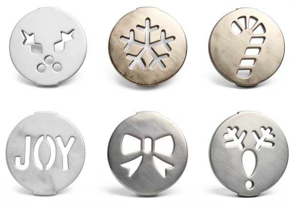 Wilton Cookie Stamps Christmas Shapes Uniform Spritz Cookies-0