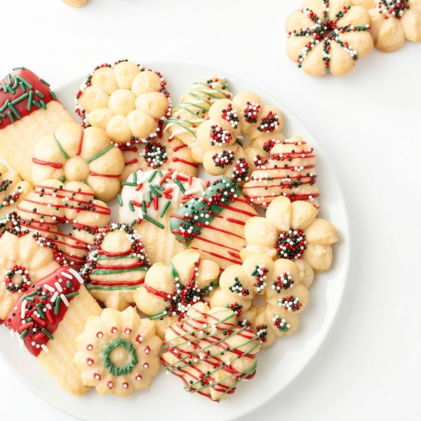 Wilton Cookie Stamps Christmas Shapes Uniform Spritz Cookies-2