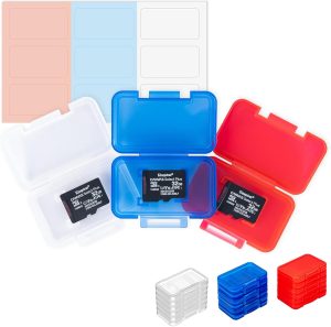 Kiorafoto Clear Memory Card Case for 18 TF MSD Cards-0