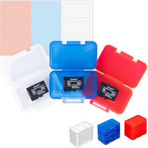 Kiorafoto Clear Memory Card Case for 18 TF MSD Cards-0