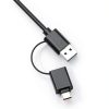 Rocketek 7-in-1 USB-C Card Reader Black 5Gbps-2