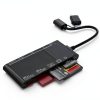 Rocketek 7-in-1 USB-C Card Reader Black 5Gbps-4