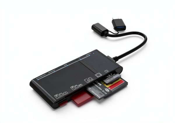 Rocketek 7-in-1 USB-C Card Reader Black 5Gbps-4
