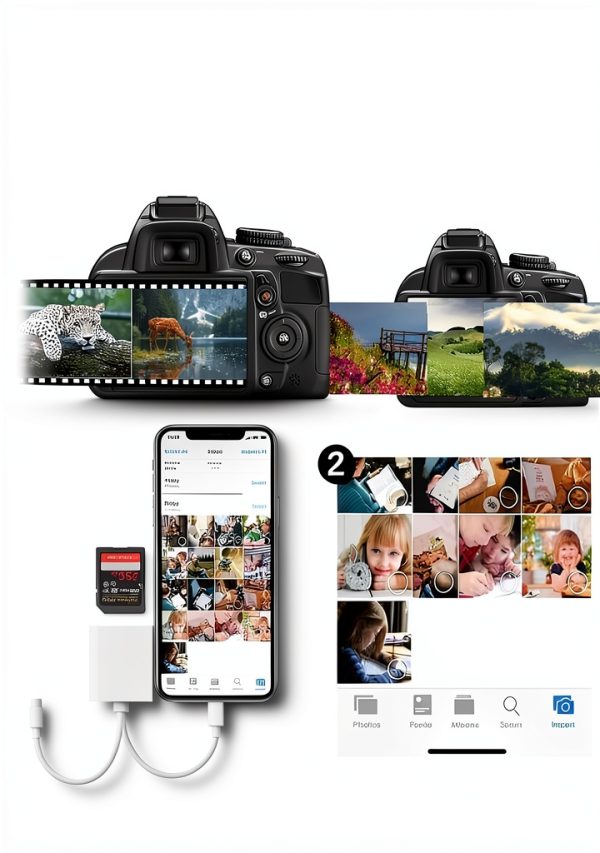 Luonanava 2 IN 1 SD Card Reader for iPhone iPad-6