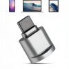 USB C Micro SD Card Reader Mepsies Gold Compact-1