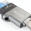 SmartQ USB Card Reader USB C and USB A 5Gbps-0