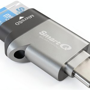 SmartQ USB Card Reader USB C and USB A 5Gbps-0