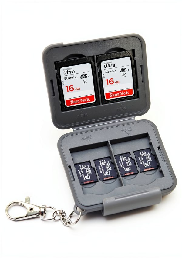 PROfezzion Memory Card Holder Grey 12 Slots-1
