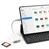 WNXSLOAD USB-C SD Card Reader with Dual Slots 2-4 USB-C Options White-4