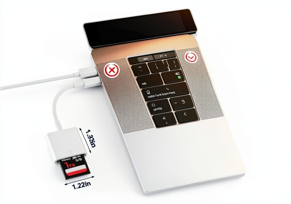 TIANSONG USB‑C SD Card Reader 3.0 Fast Transfer-2