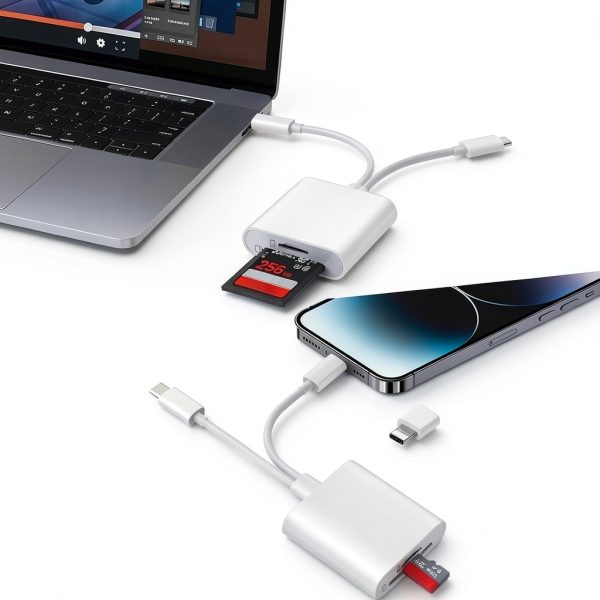 Luonanava 2 IN 1 SD Card Reader for iPhone iPad-1