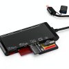 Rocketek 7-in-1 USB-C Card Reader Black 5Gbps-3