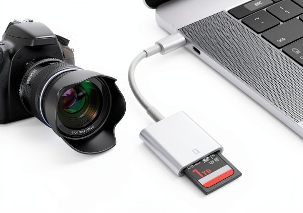 TIANSONG USB‑C SD Card Reader 3.0 Fast Transfer-1