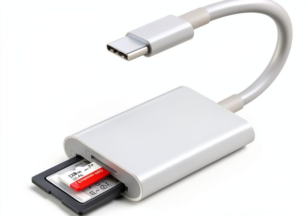 WNXSLOAD USB-C SD Card Reader with Dual Slots 2-4 USB-C Options White-0