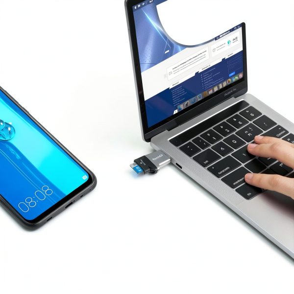 SmartQ USB Card Reader USB C and USB A 5Gbps-1