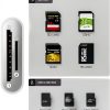 WNXSLOAD USB-C SD Card Reader with Dual Slots 2-4 USB-C Options White-1