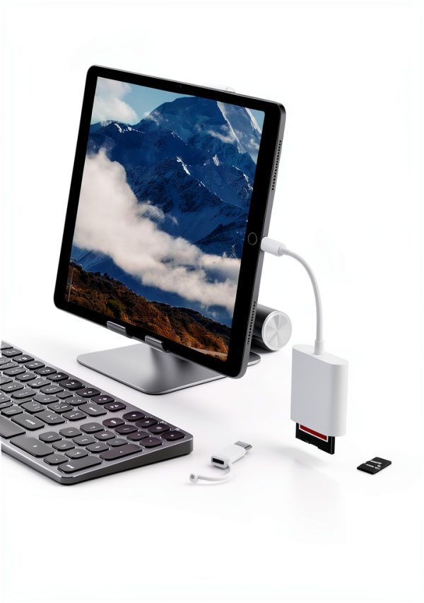 Fubiaofei Dual Slot SD Card Reader USB‑C Lightning-3