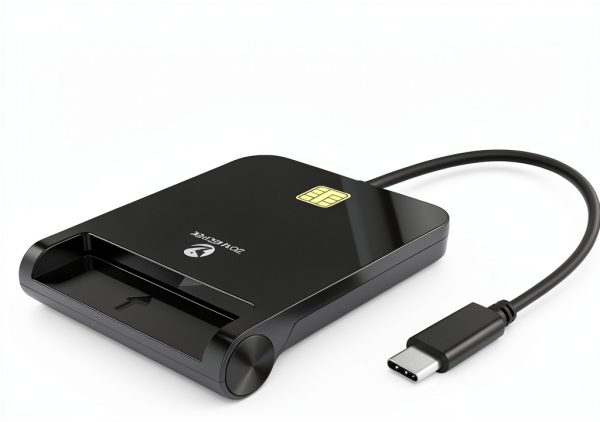 ZOWEETEK USB‑C CAC Card Reader Black Military Grade for Windows Mac-8