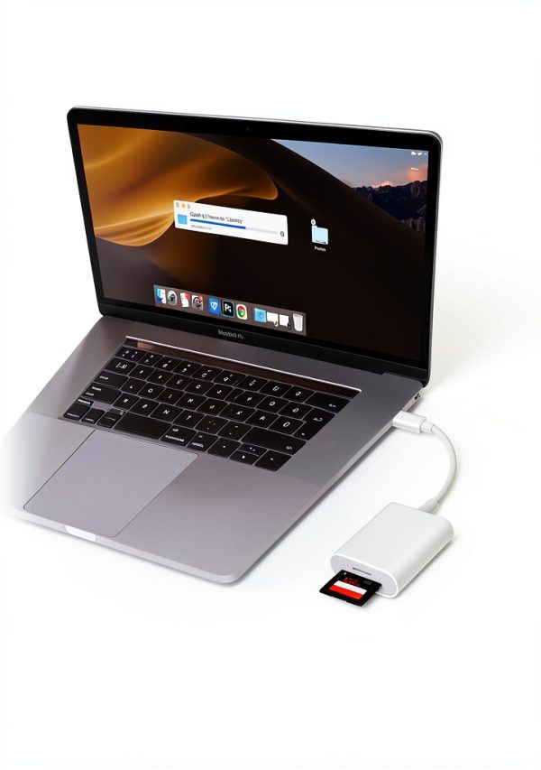 WNXSLOAD USB-C SD Card Reader with Dual Slots 2-4 USB-C Options White-3