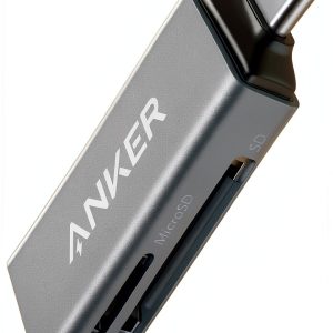 USB Card Reader Anker PowerExpand AK-A83700A2 Grey Dual Slot-0
