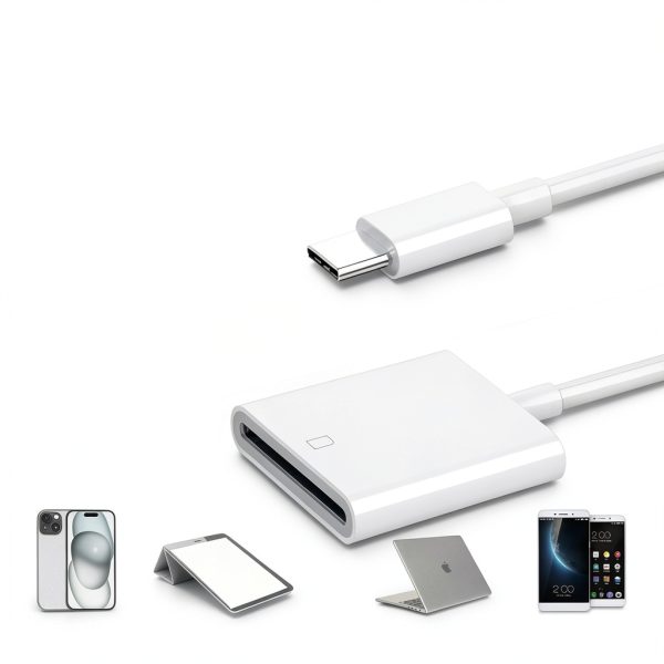 USB C SD Card Reader MTIQHS Dual Slot SD TF High Speed 60 MBs-4