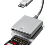 USB C SD Card Reader MTIQHS Dual Slot SD TF High Speed 60 MBs-0