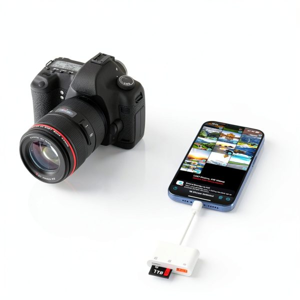 Bwttcb Lightning SD Card Reader for iPhone 13 Pro – High Speed 3‑Slot-2