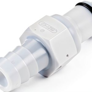 Colder PLC22004 Acetal Tube Fitting 4 Pack 1/4" Insert x 1/4" Barb-0