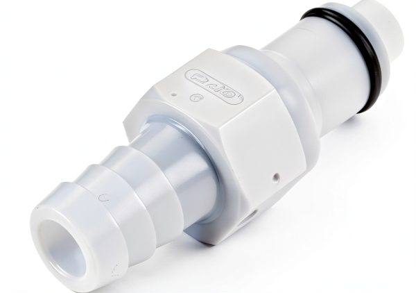 Colder PLC22004 Acetal Tube Fitting 4 Pack 1/4" Insert x 1/4" Barb-0